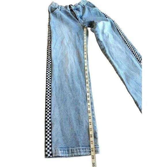 Delias Jeans Juniors XS Racer Stripe Straight Leg - Picture 10 of 16